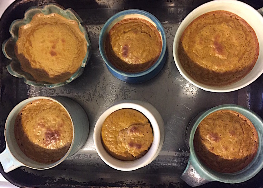 Baked Pumpkin Puddings