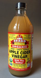 Use unpasteurized apple cider vinegar