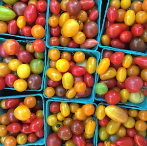 Cherry tomatoes at the farmer's market