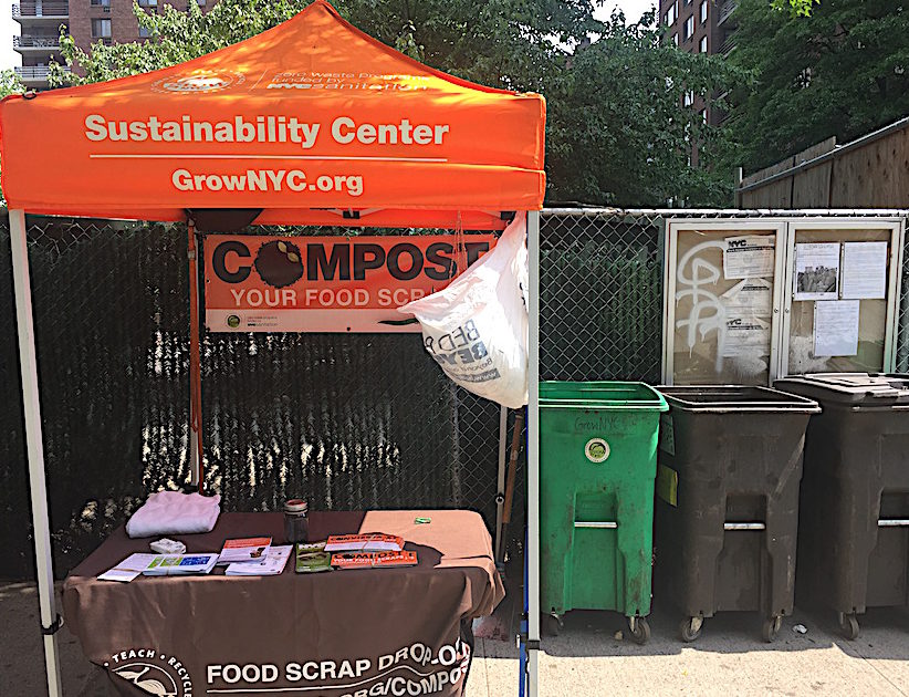 Composting location at 97th Street Market