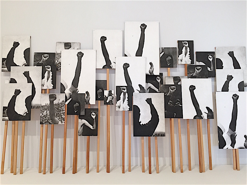 Left Right Left Right, 1995 by Annette Lemieux coll. Whitney Museum of Art 